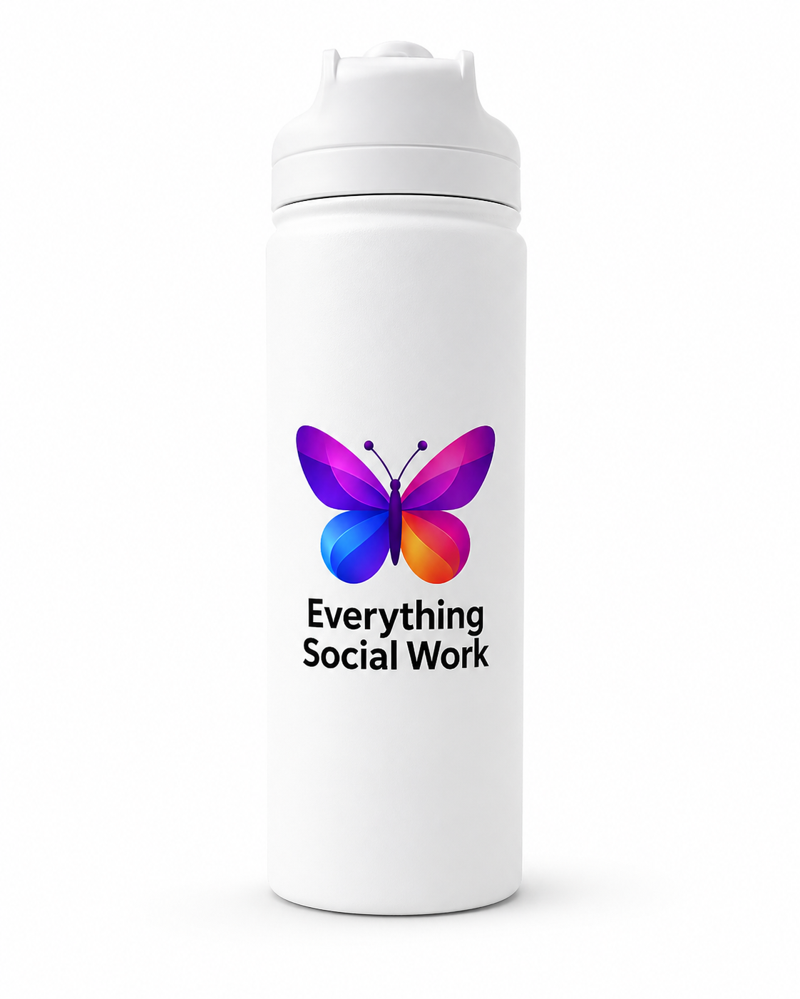 Everything Social Work White Tumbler